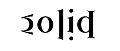 Solid / Solid ambigram - Brand Logo